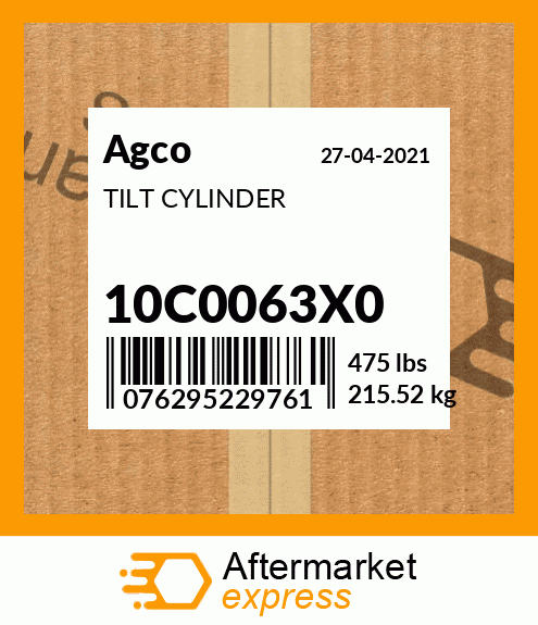 TILT CYLINDER 10C0063X0