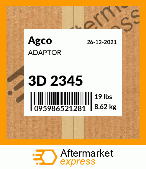 ADAPTOR 3D 2345