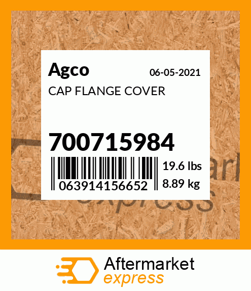 CAP FLANGE COVER 700715984