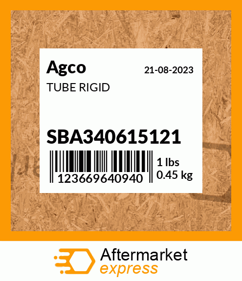 TUBE RIGID SBA340615121