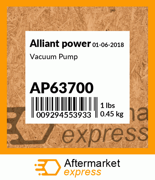 Vacuum Pump AP63700