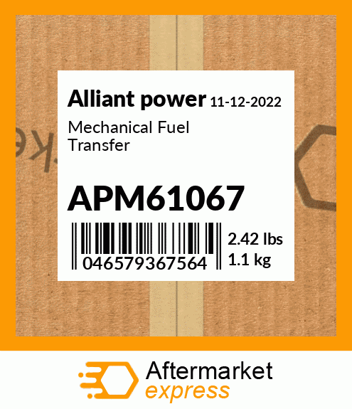 Mechanical Fuel Transfer APM61067