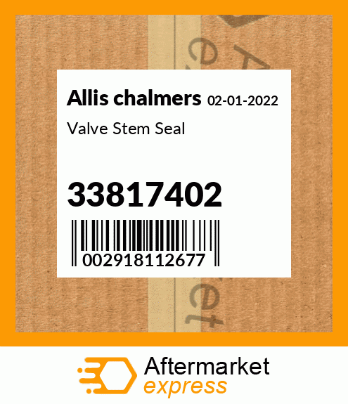 Valve Stem Seal 33817402