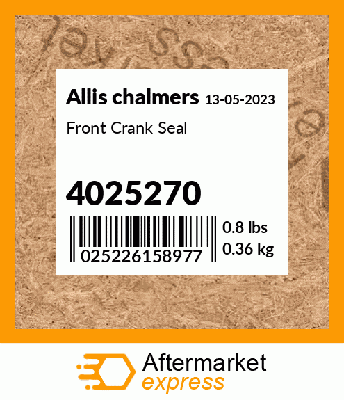 Front Crank Seal 4025270