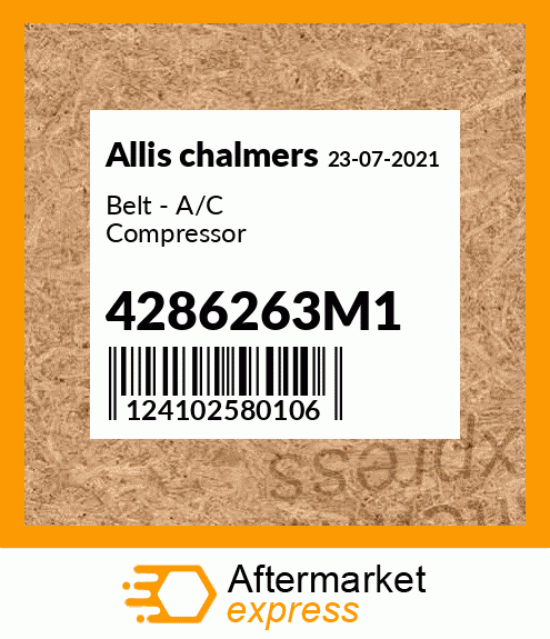 Belt - A/C Compressor 4286263M1