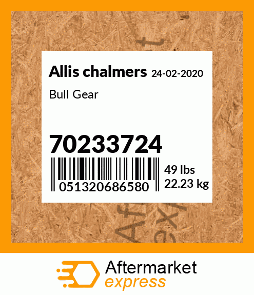 Bull Gear 70233724