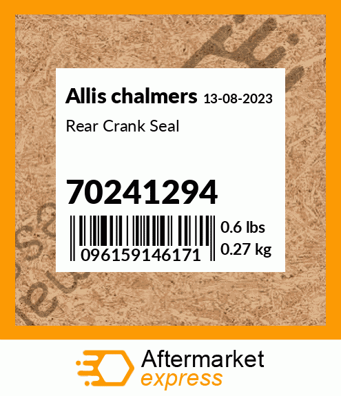Rear Crank Seal 70241294