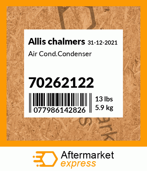Air Cond.Condenser 70262122