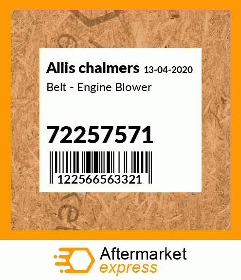 Belt - Engine Blower 72257571