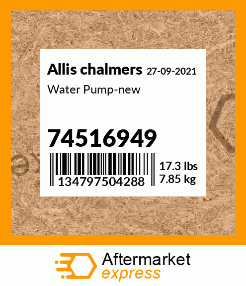 Water Pump-new 74516949