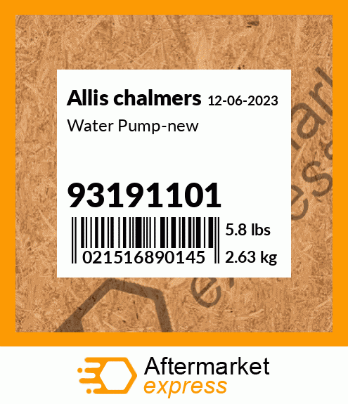 Water Pump-new 93191101