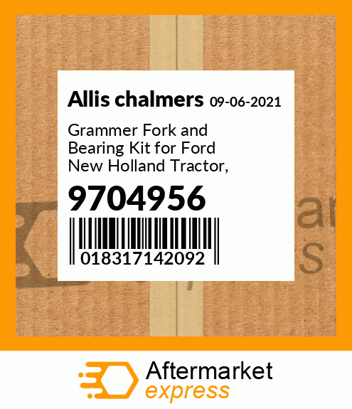 Grammer Fork and Bearing Kit for Ford New Holland Tractor, 9704956 9704956