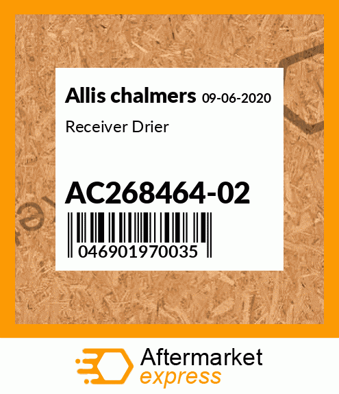 Receiver Drier AC268464-02