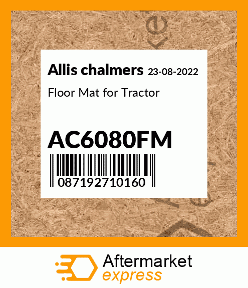 Floor Mat for Tractor AC6080FM
