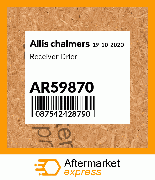 Receiver Drier AR59870