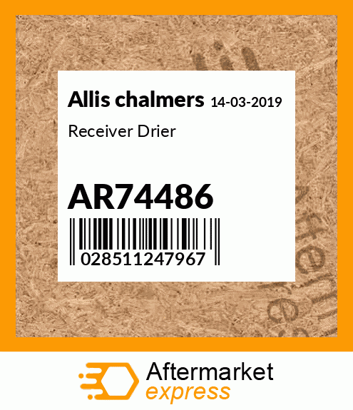 Receiver Drier AR74486
