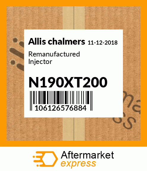 Remanufactured Injector N190XT200