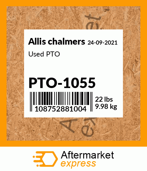 Used PTO PTO-1055