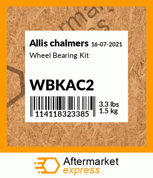 Wheel Bearing Kit WBKAC2