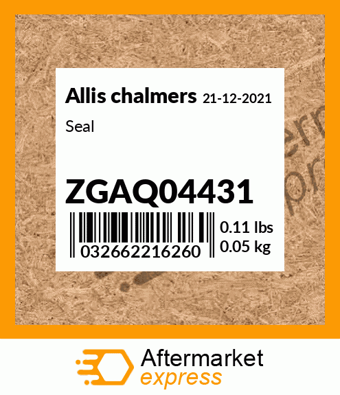 Seal ZGAQ04431