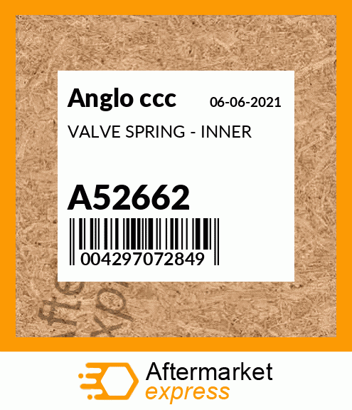 VALVE SPRING - INNER A52662