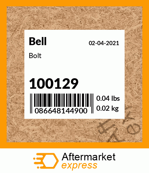 Bolt 100129