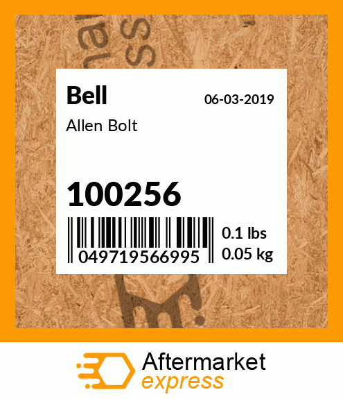 Allen Bolt 100256