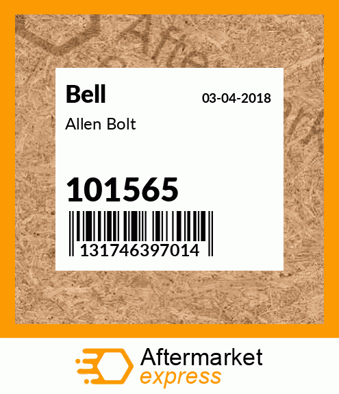 Allen Bolt 101565