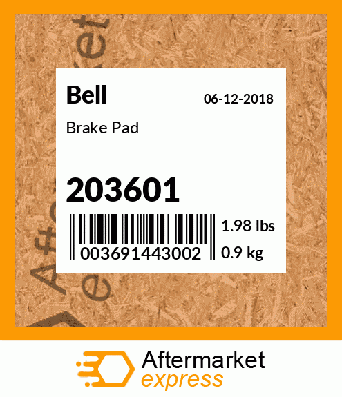 Brake Pad 203601