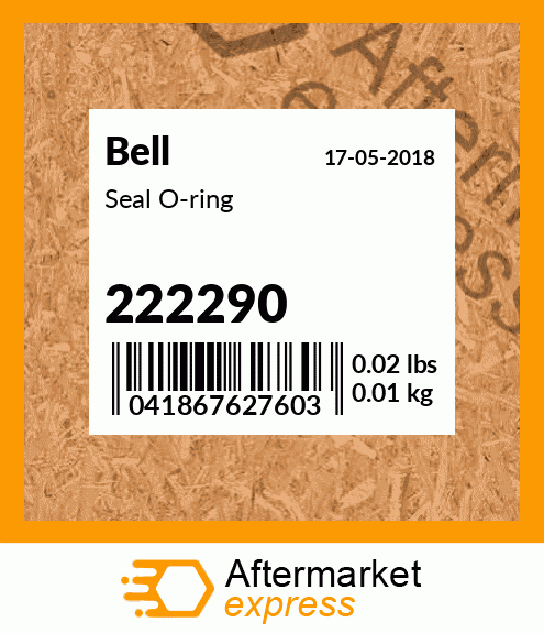 Seal O-ring 222290