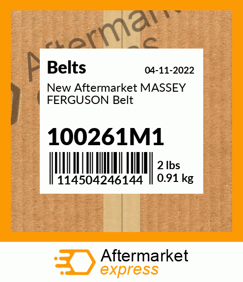 New Aftermarket MASSEY FERGUSON Belt 100261M1