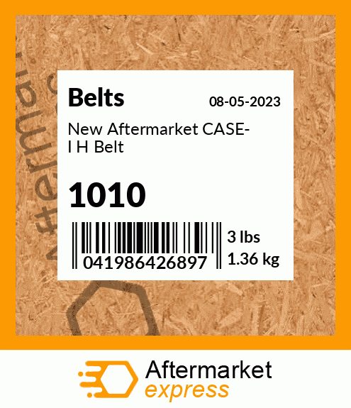 New Aftermarket CASE- I H Belt 1010