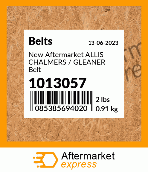 New Aftermarket ALLIS CHALMERS / GLEANER Belt 1013057