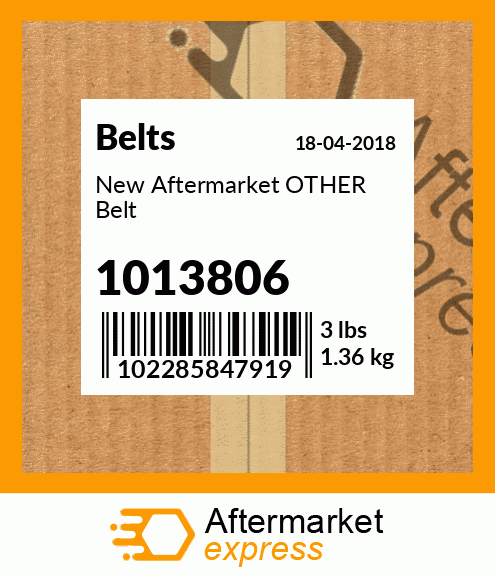 New Aftermarket OTHER Belt 1013806