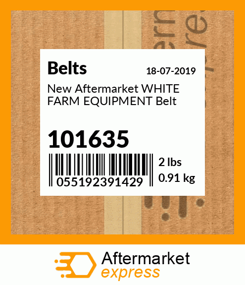 New Aftermarket WHITE FARM EQUIPMENT Belt 101635