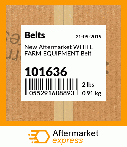 New Aftermarket WHITE FARM EQUIPMENT Belt 101636