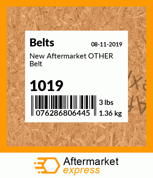 New Aftermarket OTHER Belt 1019
