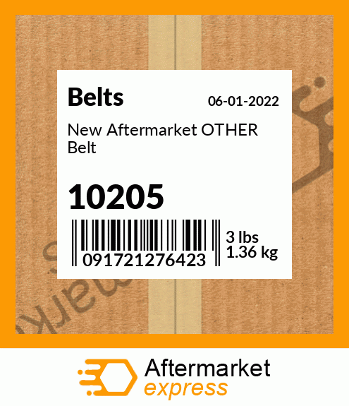 New Aftermarket OTHER Belt 10205