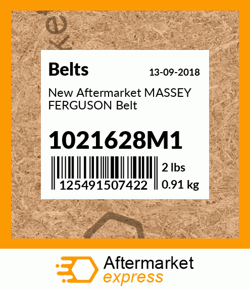 New Aftermarket MASSEY FERGUSON Belt 1021628M1