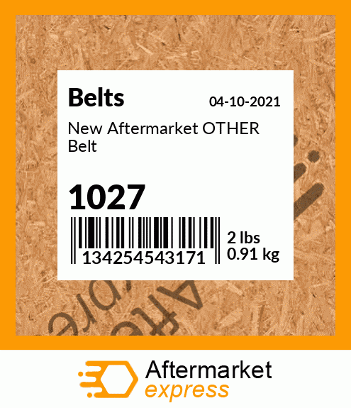 New Aftermarket OTHER Belt 1027