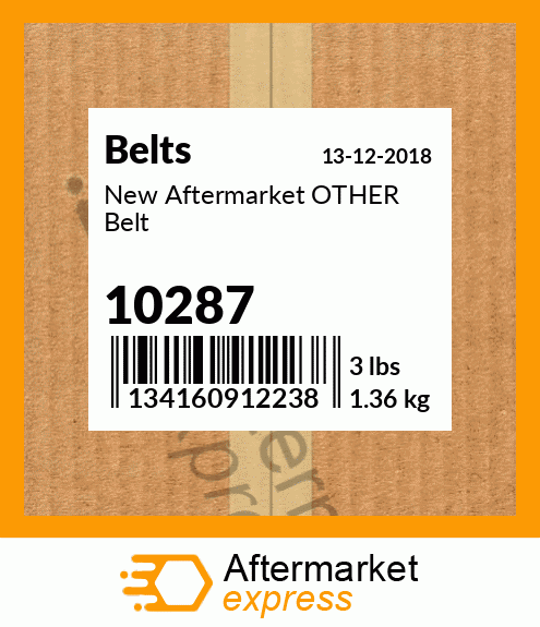 New Aftermarket OTHER Belt 10287