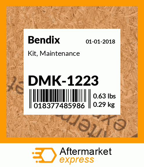 Kit, Maintenance DMK-1223