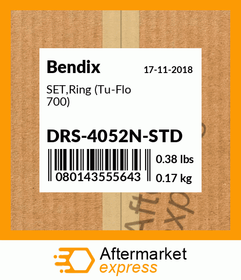 SET,Ring (Tu-Flo 700) DRS-4052N-STD