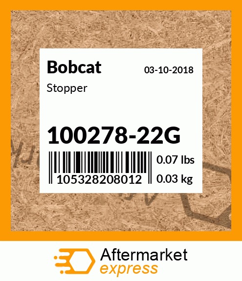 Stopper 100278-22G