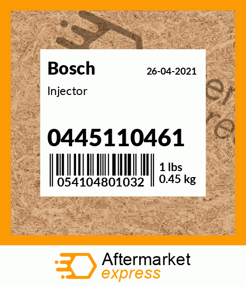 Injector 0445110461