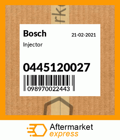 Injector 0445120027