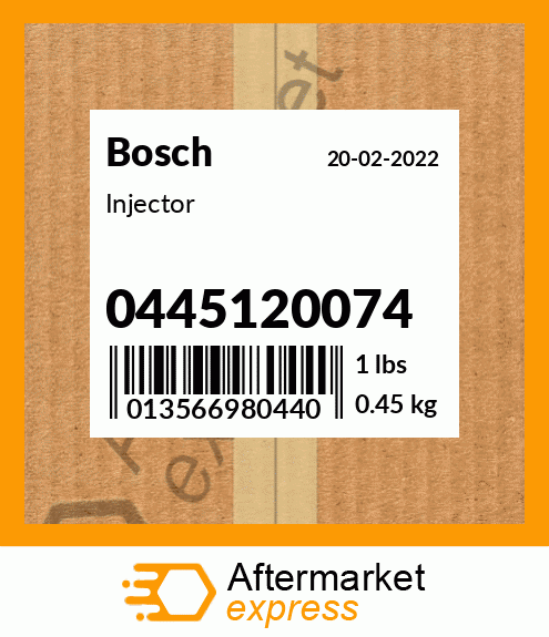 Injector 0445120074