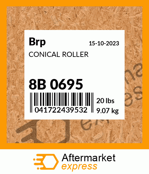 CONICAL ROLLER 8B 0695