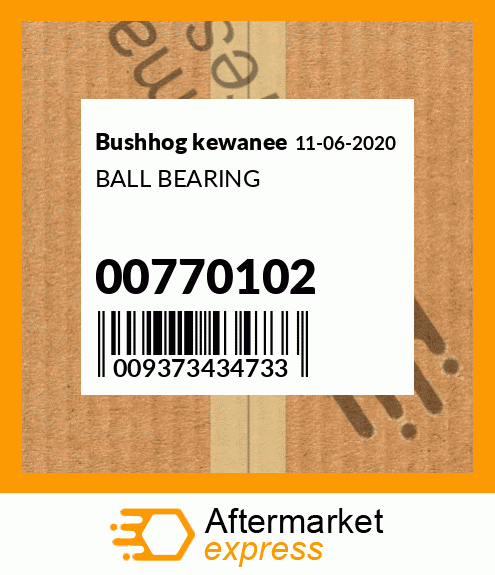 BALL BEARING 00770102