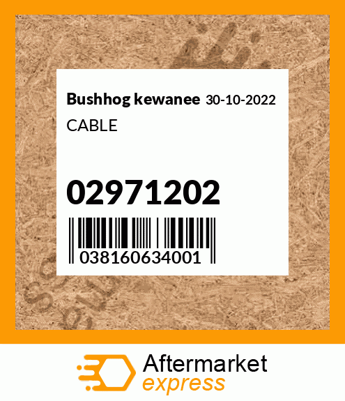 CABLE 02971202